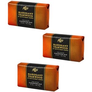 Bath & Body Works Mahogany Teakwood Shea Butter Cleansing Bar - 3 Pack - Mahogan Bath & Body Works Mahogany Teakwood Shea Butter Cleansing Bar - 3 Pack - Mahogan