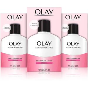 OLAY Active Hydrating Beauty Fluid Original 6 oz (Pack of 3) OLAY Active Hydrating Beauty Fluid Original 6 oz (Pack of 3)