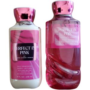 Bath & Body Works Perfect in Pink Body Lotion and Body Gel Wash 2 Piece Set Bath & Body Works Perfect in Pink Body Lotion and Body Gel Wash 2 Piece Set
