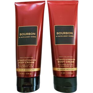 Bath & Body Works Men's Bourbon Ultimate Hydration Body Cream 8 Ounces Pack of 2 Bath & Body Works Men's Bourbon Ultimate Hydration Body Cream 8 Ounces Pack of 2