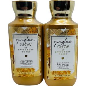 Bath & Body Works Gingham Glow Body Lotion 8 Ounces Each Pack of 2 Bath & Body Works Gingham Glow Body Lotion 8 Ounces Each Pack of 2