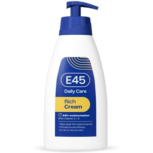 E45 Rich 24hr Moisturising Cream with Vitamin C & E ? Fast Absorbing, Deep Hydra E45 Rich 24hr Moisturising Cream with Vitamin C & E ? Fast Absorbing, Deep Hydra