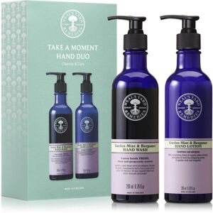 Neal's Yard Remedies Take A Moment Garden Mint & Bergamot Gift Set, Hand Wash & Neal's Yard Remedies Take A Moment Garden Mint & Bergamot Gift Set, Hand Wash &
