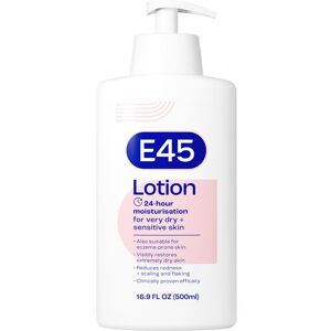 E45 Moisturising Lotion 500 ml for Dry & Sensitive Skin - Long-Lasting Hydration E45 Moisturising Lotion 500 ml for Dry & Sensitive Skin - Long-Lasting Hydration