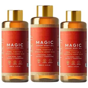 Unbranded 3PCS Magic Body Oil, 100ml Body Oils - Plumps, Tightens, Firms And Hydrates Sagg Unbranded 3PCS Magic Body Oil, 100ml Body Oils - Plumps, Tightens, Firms And Hydrates Sagg
