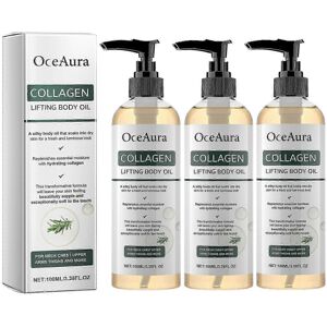 3x OceAura Collagen Firming Body Oil – Hydrating & Elasticity Boosting 3x OceAura Collagen Firming Body Oil – Hydrating & Elasticity Boosting