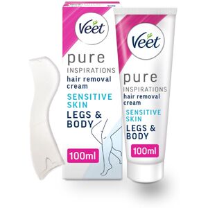 Veet Pure Inspirations Hair Removal Cream for Sensitive Skin, for Legs and Body, Veet Pure Inspirations Hair Removal Cream for Sensitive Skin, for Legs and Body,