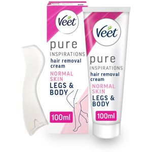 Veet Hair Removal Cream Normal Skin Lotus Milk & Jasmine Fragrance, 100 ml (Pack Veet Hair Removal Cream Normal Skin Lotus Milk & Jasmine Fragrance, 100 ml (Pack