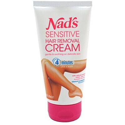 Nads Hair Removal Cream Sensitive 5.1 Ounce Tube (150ml) Nads Hair Removal Cream Sensitive 5.1 Ounce Tube (150ml)
