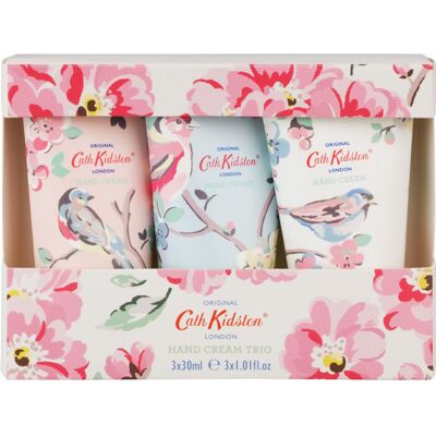 Cath-Kidston Cath Kidston Assorted Blossom Birds Hand Cream Trio, 3 x 30 ml Cath-Kidston Cath Kidston Assorted Blossom Birds Hand Cream Trio, 3 x 30 ml