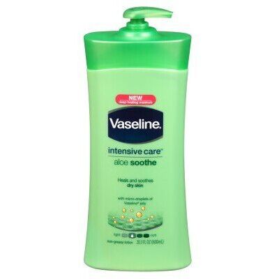Vaseline Intensive Care Lotion 20.3 Ounce Aloe Soothe Pump (Dry) (600ml) Vaseline Intensive Care Lotion 20.3 Ounce Aloe Soothe Pump (Dry) (600ml)