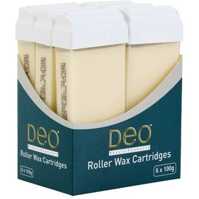 Deo Natural Creme Roller Wax Cartridge 100ml Roll-On Wax, Gentle Creme Wax for S Deo Natural Creme Roller Wax Cartridge 100ml Roll-On Wax, Gentle Creme Wax for S