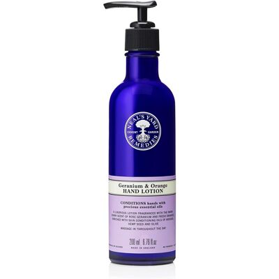 Neal's Yard Remedies Geranium and Orange Hand Lotion, 200 ml Neal's Yard Remedies Geranium and Orange Hand Lotion, 200 ml