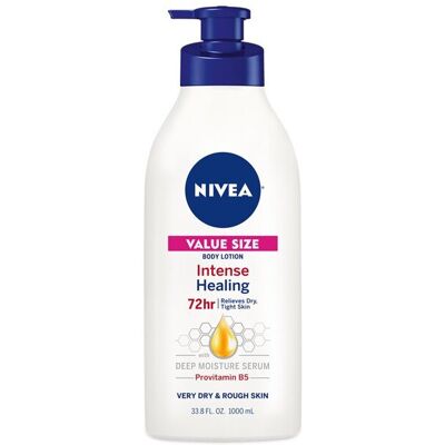 NIVEA Intense Healing Body Lotion, 72 Hour Moisture for Dry to Very Dry Skin, 33 NIVEA Intense Healing Body Lotion, 72 Hour Moisture for Dry to Very Dry Skin, 33