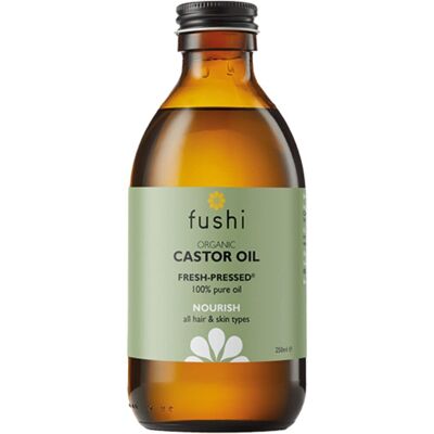 Fushi Organic Castor Oil 250ml 100% Pure Cold & Fresh-Pressed For Dry Skin & Hai Fushi Organic Castor Oil 250ml 100% Pure Cold & Fresh-Pressed For Dry Skin & Hai