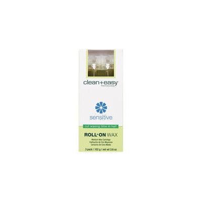 Clean+Easy Sensitive Roll-On Wax Refill Cartridge Medium (3) Clean+Easy Sensitive Roll-On Wax Refill Cartridge Medium (3)