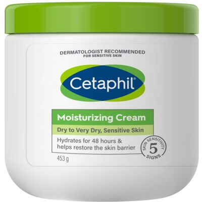 Cetaphil Moisturizing Cream for Dry/Sensitive Skin Fragrance Free 16 oz Cetaphil Moisturizing Cream for Dry/Sensitive Skin Fragrance Free 16 oz