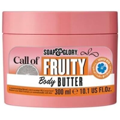 Soap & Glory Call of Fruity Body Butter - Moisturizing Body Cream with Vitamin E Soap & Glory Call of Fruity Body Butter - Moisturizing Body Cream with Vitamin E
