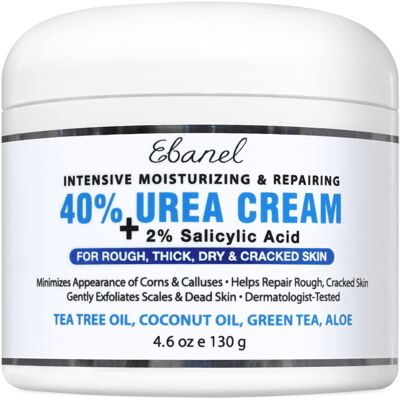 Ebanel Urea Cream 40% plus Salicylic Acid 2% Foot Cream for Dry Cracked Heels F Ebanel Urea Cream 40% plus Salicylic Acid 2% Foot Cream for Dry Cracked Heels F