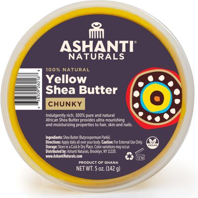 Ashanti Naturals Yellow Chunky Raw Shea Butter Unrefined African Shea Butter f Ashanti Naturals Yellow Chunky Raw Shea Butter Unrefined African Shea Butter f