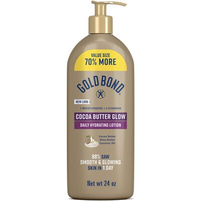 Gold Bond Cocoa Butter Glow Daily Hydrating Lotion with Shea Butter Cocoa Butte Gold Bond Cocoa Butter Glow Daily Hydrating Lotion with Shea Butter Cocoa Butte