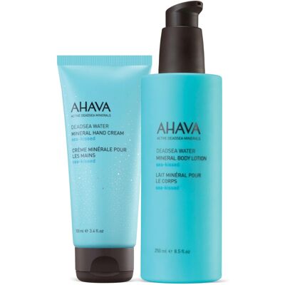 AHAVA Working Hands & Hydrating Body Lotion Sea-Kissed Care Set - Includes Hand AHAVA Working Hands & Hydrating Body Lotion Sea-Kissed Care Set - Includes Hand