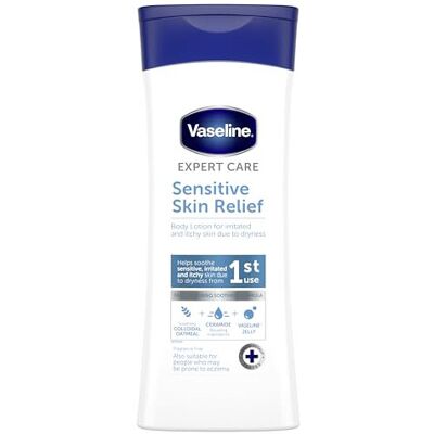 Vaseline Expert Care Sensitive Skin Relief Dermatologically Tested Moisturiser B Vaseline Expert Care Sensitive Skin Relief Dermatologically Tested Moisturiser B