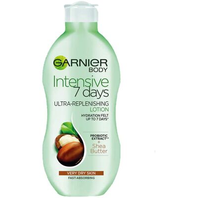 Garnier Intensive 7 Days Shea Butter & Probiotic Extract Body Lotion 400ml, Ultr Garnier Intensive 7 Days Shea Butter & Probiotic Extract Body Lotion 400ml, Ultr