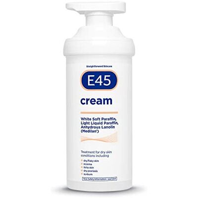 Cream 500 g ? E45 Cream for Dry, Irritated Skin ? Moisturiser to Soothe Dry Cream 500 g ? E45 Cream for Dry, Irritated Skin ? Moisturiser to Soothe Dry