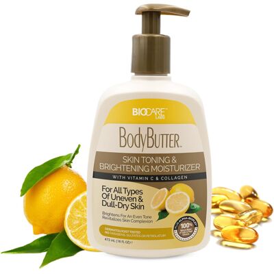 Biocare Labs Vitamin C & Collagen Moisturizing Body Butter Body Cream Biocare Labs Vitamin C & Collagen Moisturizing Body Butter Body Cream