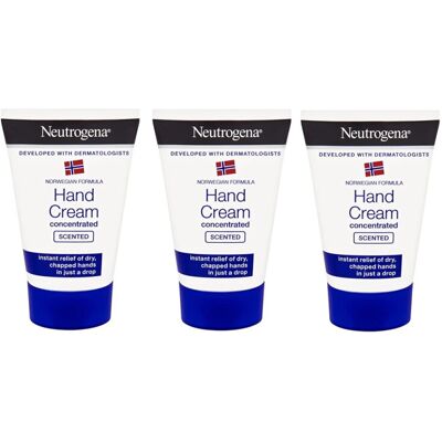 Neutrogena Norwegain Formula Hand Cream Concentrated Scented 50ml X3 Neutrogena Norwegain Formula Hand Cream Concentrated Scented 50ml X3