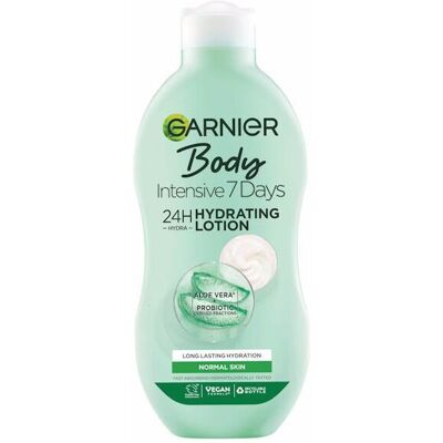 6 x Garnier Body Intensive 7 Days Hydrating Lotion Aloe Vera Normal Skin 400ml 6 x Garnier Body Intensive 7 Days Hydrating Lotion Aloe Vera Normal Skin 400ml