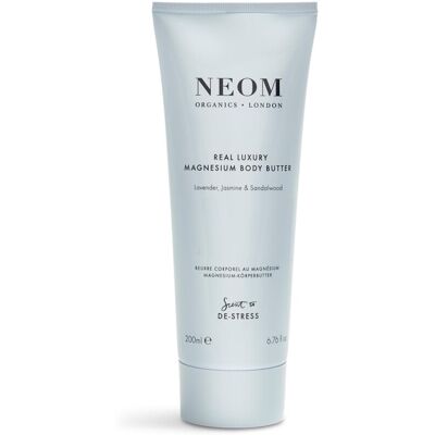 NEOM- Real Luxury Magnesium Body Butter, 200ml Cream Moisturiser With Essentia NEOM- Real Luxury Magnesium Body Butter, 200ml Cream Moisturiser With Essentia