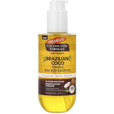 Palmer's Coconut Oil Formula with Vitamin E, Firming Bum, Bust & Body Oil, Brazilian Coco Palmer's Coconut Oil Formula with Vitamin E, Firming Bum, Bust & Body Oil, Brazilian Coco