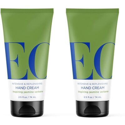 EO Hand Cream 2.5 Ounce (Pack of 2) Jasmine Verbena Moisturizer for Dry Skin EO Hand Cream 2.5 Ounce (Pack of 2) Jasmine Verbena Moisturizer for Dry Skin