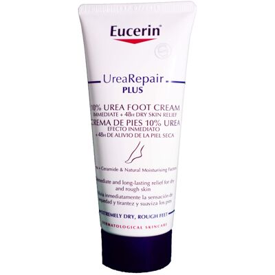 Eucerin Urea Repair Plus 10% Urea Foot Cream, 2 x 100 ml. Eucerin Urea Repair Plus 10% Urea Foot Cream, 2 x 100 ml.