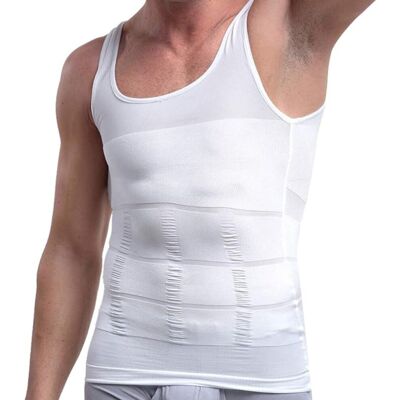 Unbranded Slimming Body Shaper Vest for Men, Compression Shirts for Men with Figure Huggin Unbranded Slimming Body Shaper Vest for Men, Compression Shirts for Men with Figure Huggin