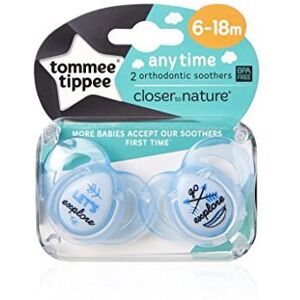Tommee Tippee Anytime Girl Soothers 6-18m Tommee Tippee Anytime Girl Soothers 6-18m