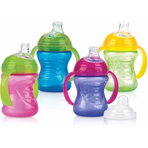 NUBY Drinking Cup Sippy Cup 240 ml No-Leak Silicone Spout Color Assorted - C-040 NUBY Drinking Cup Sippy Cup 240 ml No-Leak Silicone Spout Color Assorted - C-040