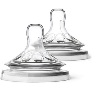 Philips Avent Natural Teat, 6 Months+, Fast Flow, Anti-colic, Pack of 2 - SCF044 Philips Avent Natural Teat, 6 Months+, Fast Flow, Anti-colic, Pack of 2 - SCF044