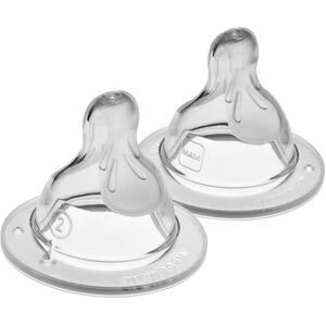 MAM Bottle Nipples Medium Flow Nipple Level 2 (Set of 2), for 2+ Months, SkinSof MAM Bottle Nipples Medium Flow Nipple Level 2 (Set of 2), for 2+ Months, SkinSof