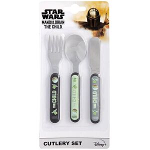 Disney Star Wars The Mandalorian Child Re-usable Childrens 3pc Cutlery Knife Fork Spoon Disney Star Wars The Mandalorian Child Re-usable Childrens 3pc Cutlery Knife Fork Spoon