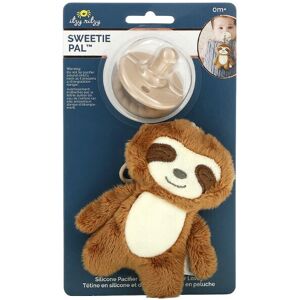 Itzy Ritzy, Sweetie Pal, Silicone & Plush Pacifier, Sloth, 2 Piece Itzy Ritzy, Sweetie Pal, Silicone & Plush Pacifier, Sloth, 2 Piece