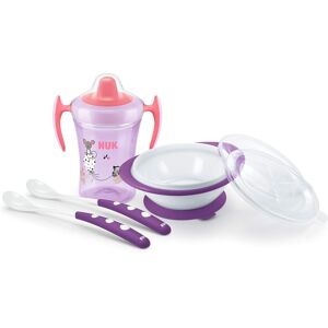 NUK Learn to Eat Set Trainer Cup Sippy Cup (230 ml) Feeding Bowl and Feeding NUK Learn to Eat Set Trainer Cup Sippy Cup (230 ml) Feeding Bowl and Feeding