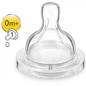 Philips Avent Silicone Teats 1 Hole 2's SCF631/27 Philips Avent Silicone Teats 1 Hole 2's SCF631/27