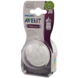 Philips Avent Natural 2.0 Teats 1 Month+ 2's SCF042/27 Philips Avent Natural 2.0 Teats 1 Month+ 2's SCF042/27