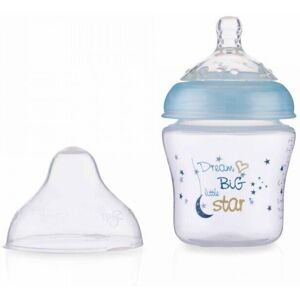 Nuby Little Moments SoftFlex 0+ month Blue Bottle 180 mL Nuby Little Moments SoftFlex 0+ month Blue Bottle 180 mL