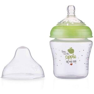 Nuby Little Moments SoftFlex 0+ month Green Bottle 180 mL Nuby Little Moments SoftFlex 0+ month Green Bottle 180 mL