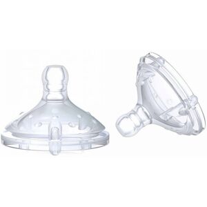Nuby Anti-colic SoftFlex silicone nipple 1.2.3 flow 0+ month 2's Nuby Anti-colic SoftFlex silicone nipple 1.2.3 flow 0+ month 2's