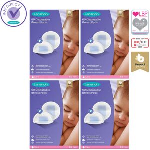 Lansinoh Disposable Nursing Breast Pads pack of 4 x 60 pads (240 count) Lansinoh Disposable Nursing Breast Pads pack of 4 x 60 pads (240 count)